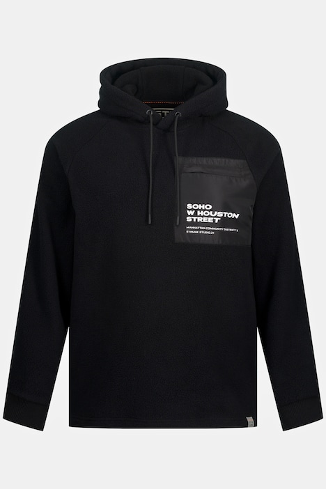 STHUGE Hoodie, Teddyfleece, Kapuze, Langarm, bis 8 XL
