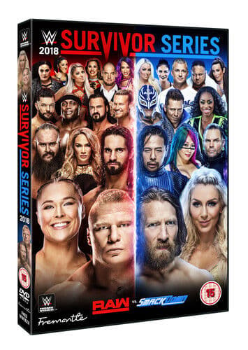 WWE: Survivor Series 2018 DVD (2019) Ronda Rousey Cert 15 Region 2