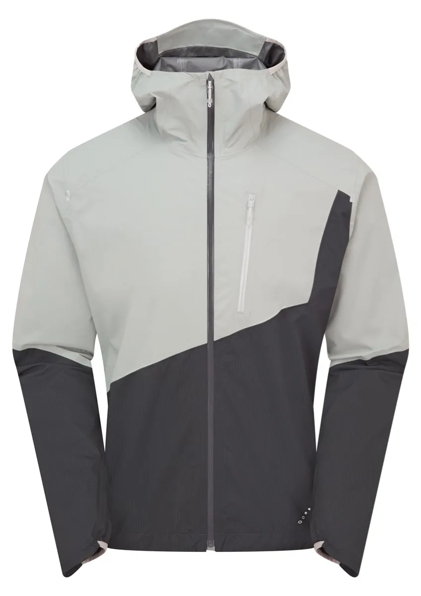Rab Downpour Trail Light Jacket Light Zinc/Anthracite