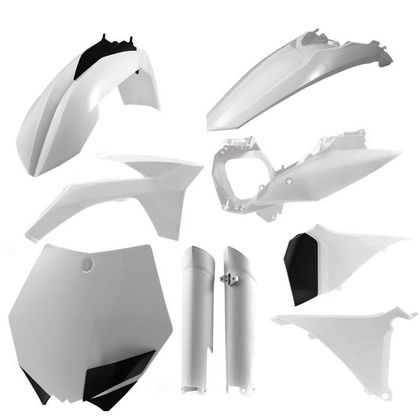 Kit plastiques Acerbis Full couleur blanc