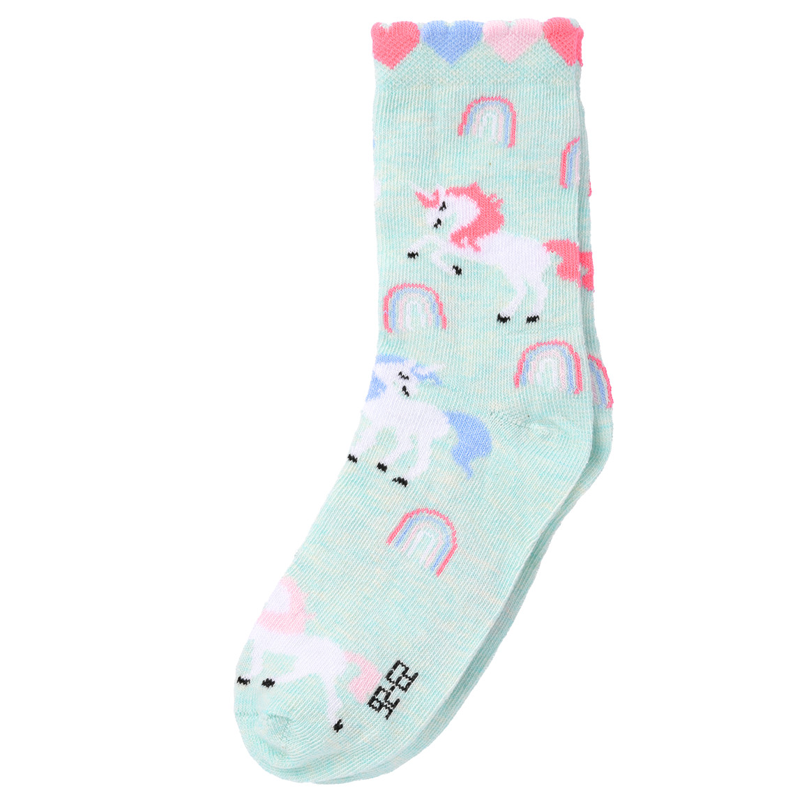 Topolino 3 Paar Mädchen Socken in Pastellfarben rosa / creme / mint
