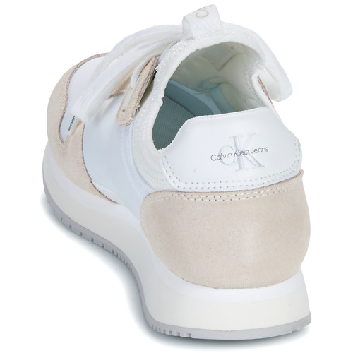 Calvin Klein Jeans - RUNNER SOCK LACEUP NY-LTH W - Blanc