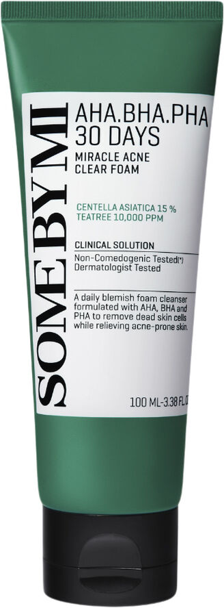 Some By Mi AHA BHA PHA 30 Days Miracle Acne Clear Foam
