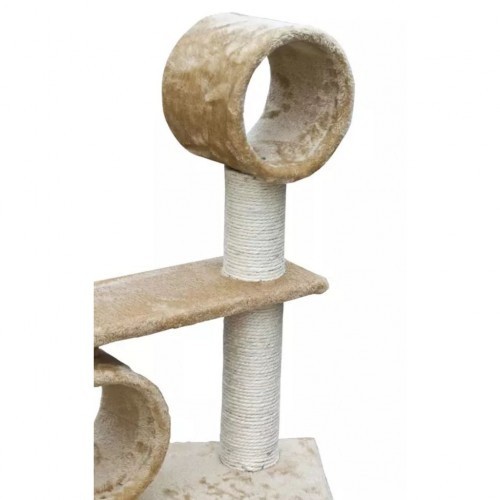 Arranhador de luxo para gatos, cor bege