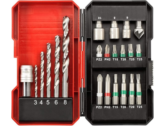 KWB - Coffret embouts de vissage Accessoires pour perceuse visseuse sans fil bit-bohrerbox 2...