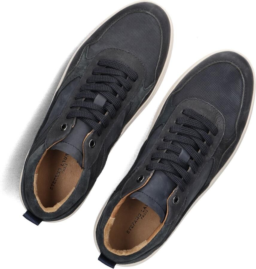 STEFANO LAURAN Lage Sneakers Heren Enzo-65 Maat: 47 Materiaal: Leer Kleur: Blauw