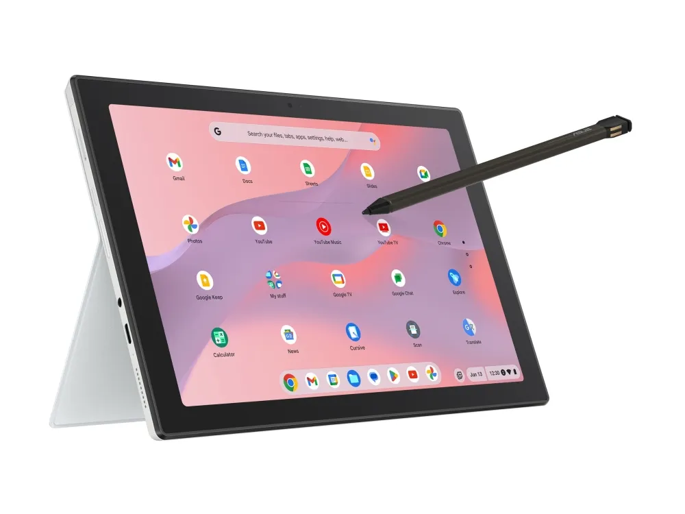 ASUS Chromebook Detachable CM30 CM3001DM2A R70070 - Med aftageligt tastatur - Kompanio 520 - Chrome OS - Mali-G52 2EE MC2 - 8 GB RAM - 64 GB eMMC - 10.5