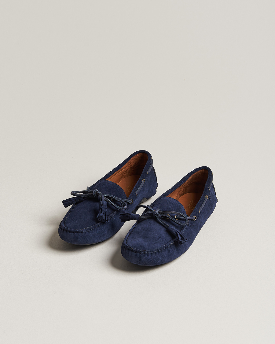 Polo Ralph Lauren Anders Suede Car Shoe Hunter Navy