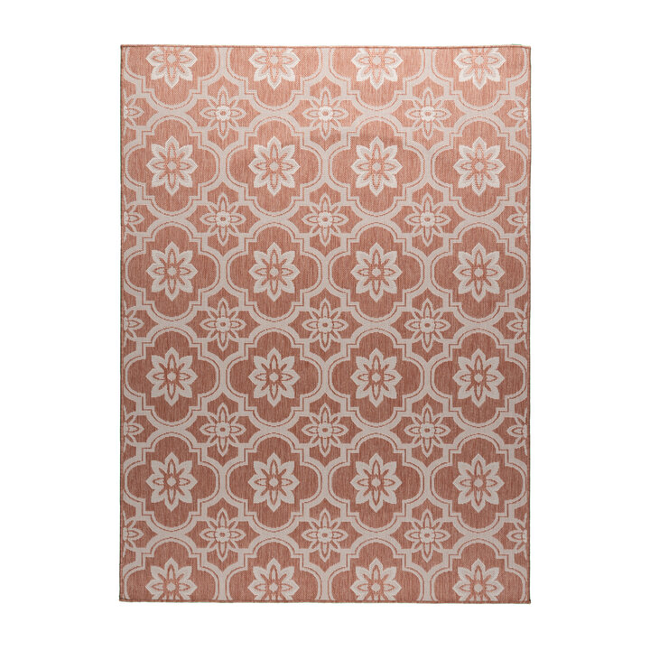 Buitenkleed - Rio Flower Roze