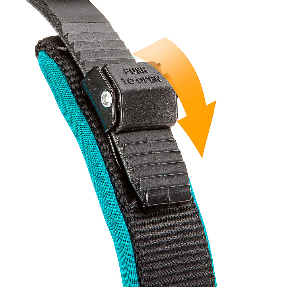 Collier ergonomique pour chiens ergofluo c15/33 avec rembourrage et fermeture à micro-régulation