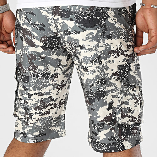 Short Cargo Beige Gris Vert Kaki