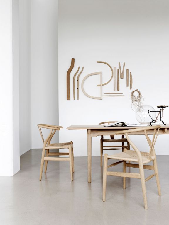 Carl Hansen & Son CH327 uitschuifbare tafel 248x95 geolied eiken