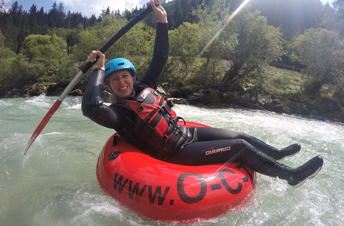 Wildwasser-Tubing Abtenau-Voglau für 2