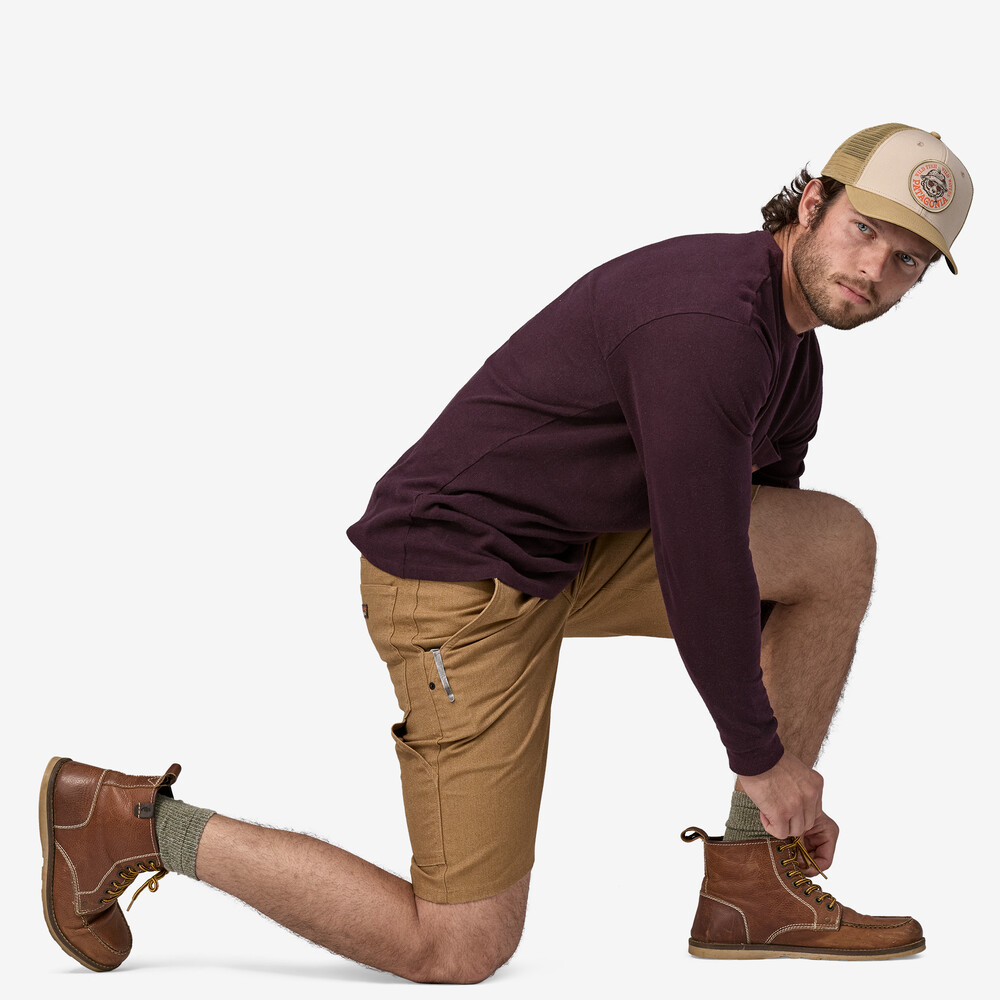 Herren-Shorts aus Hanf-Canvas für alle Jahreszeiten, 5 Taschen, 11 Zoll