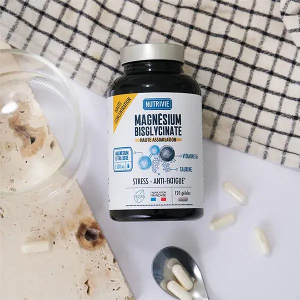 Nutrivie Magnesium Bisglycinate Haute Assimilation 120 gélules