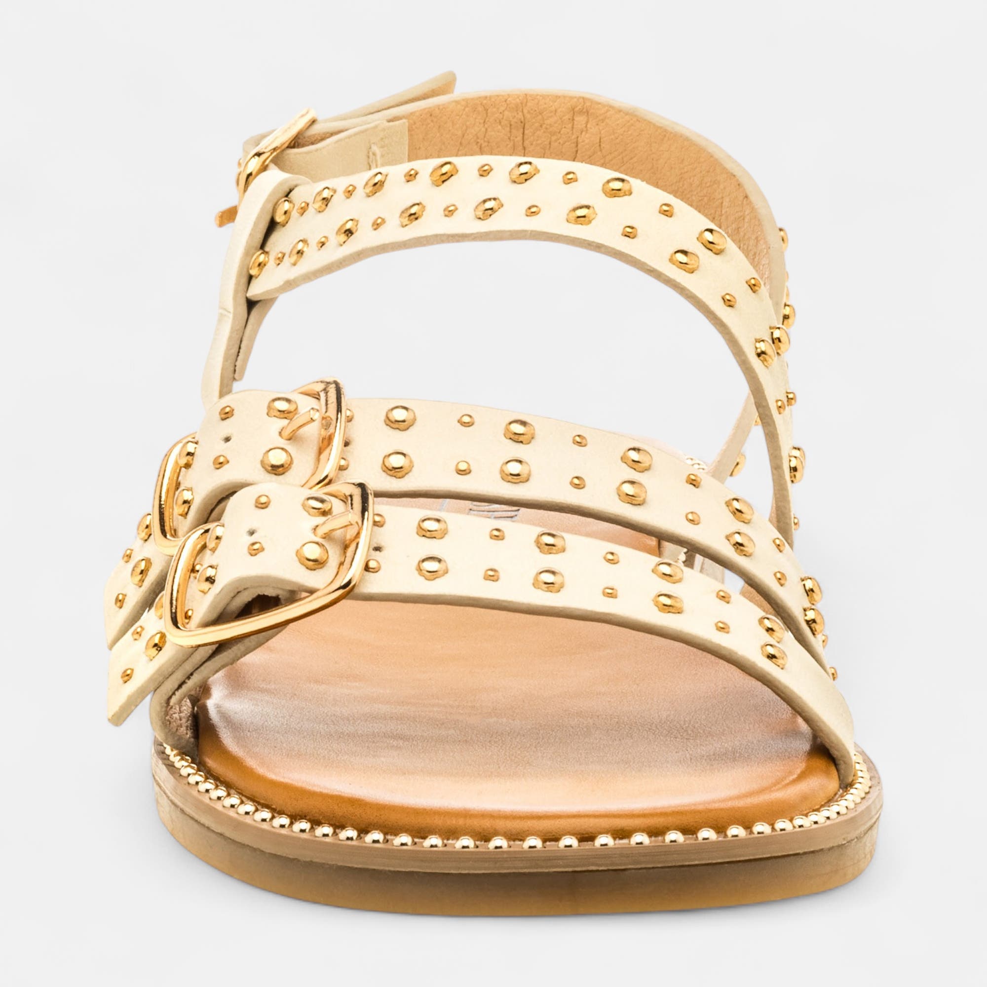 Nu-pieds Femme beige