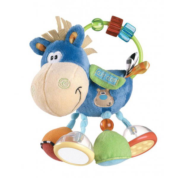 PlaygroPlaygro   Pferd Klipp Klapp mit Rassel blau