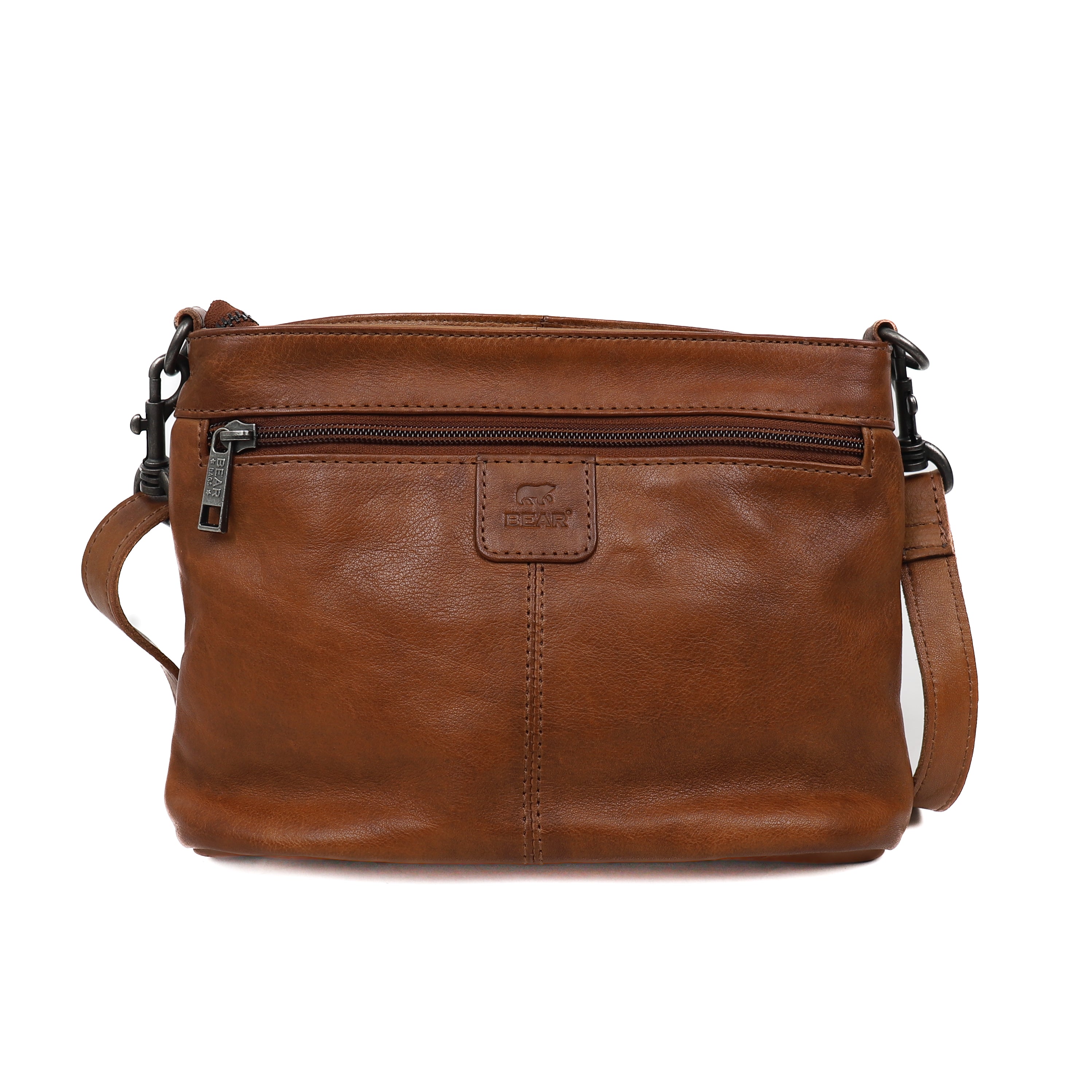 Schoudertasje 'Ashley' cognac Cognac