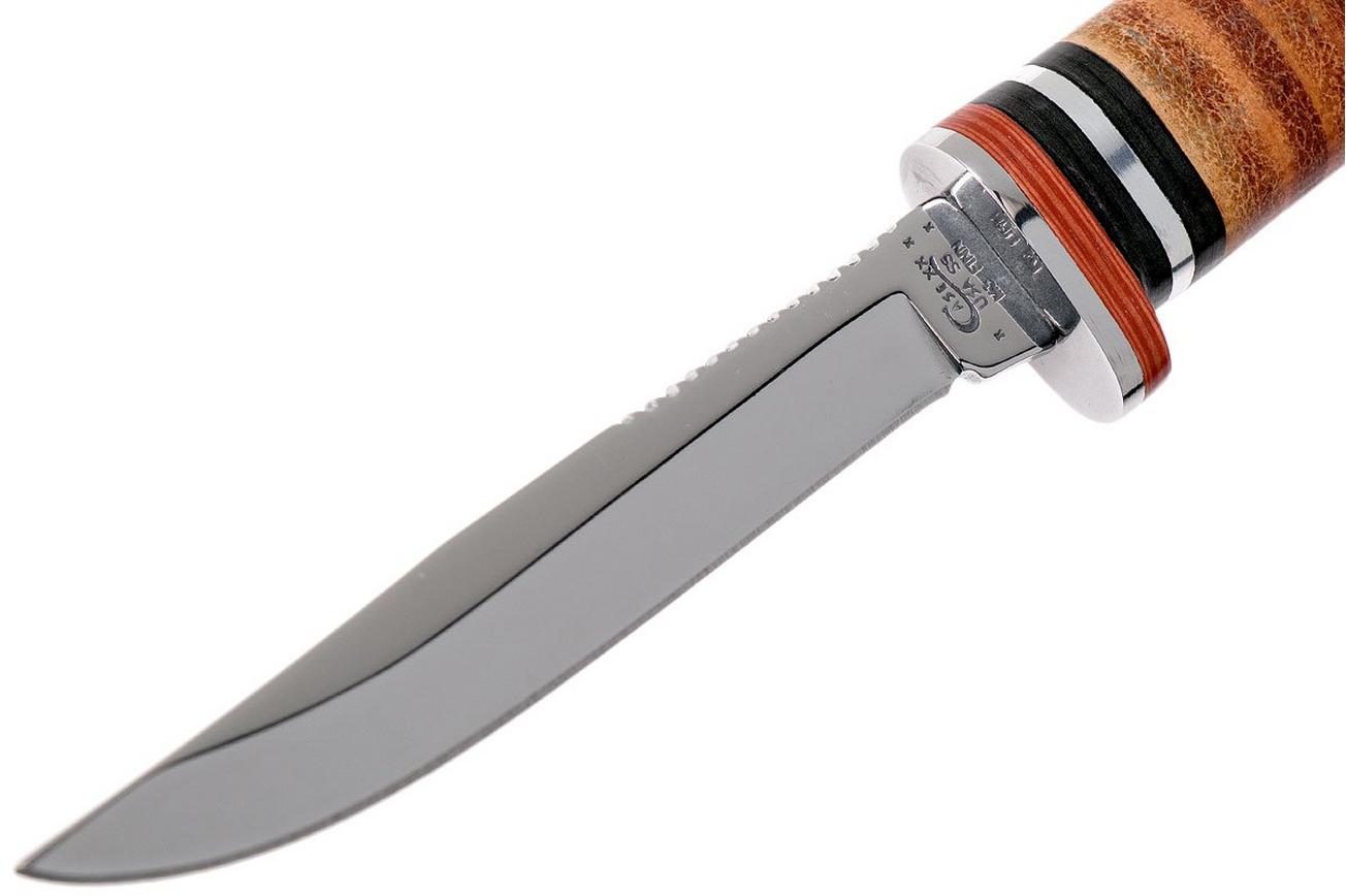 Case Leather Hunter Fixed 00379, M3FINN SS, jachtmes