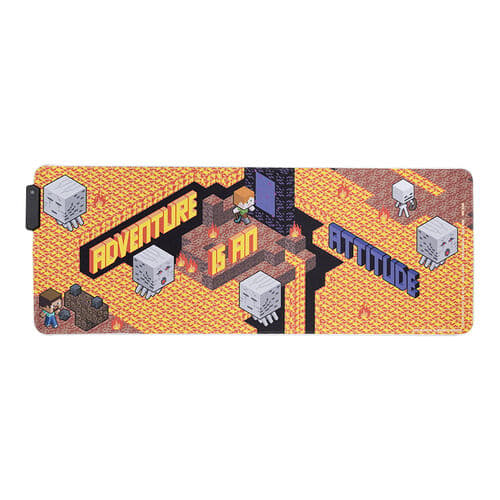 Minecraft Light Up Desk Mat - Merchandise