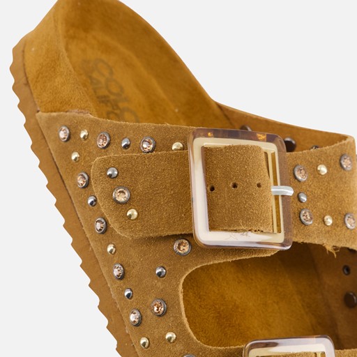 Colors of California Sandalen cognac Suede