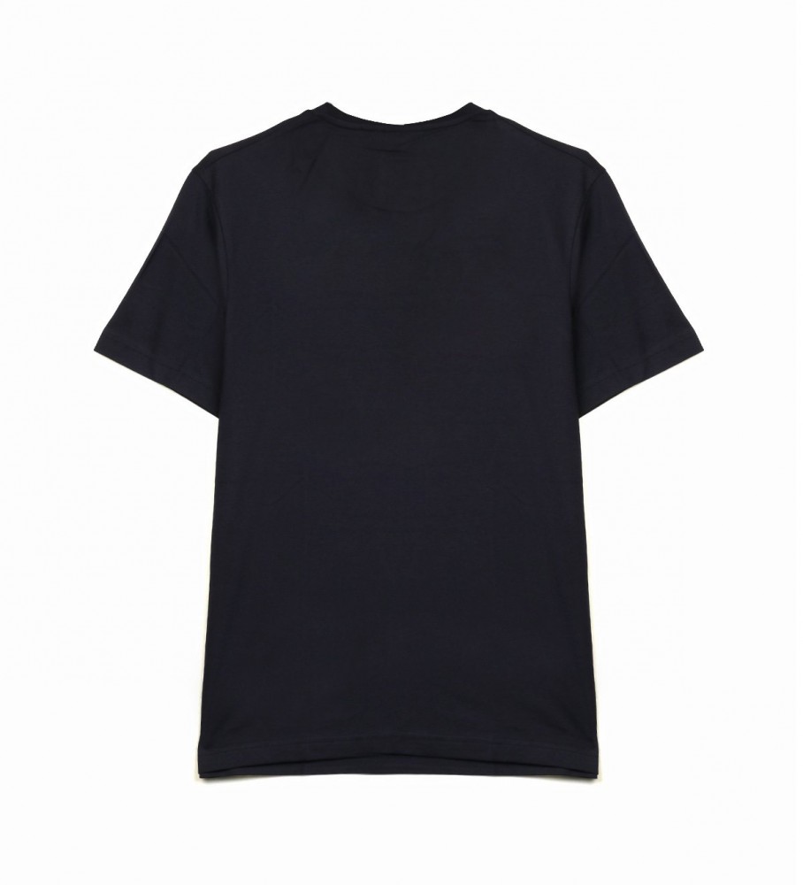 Camiseta Calvin Klein Multicolorida Azul Marinho com Logo