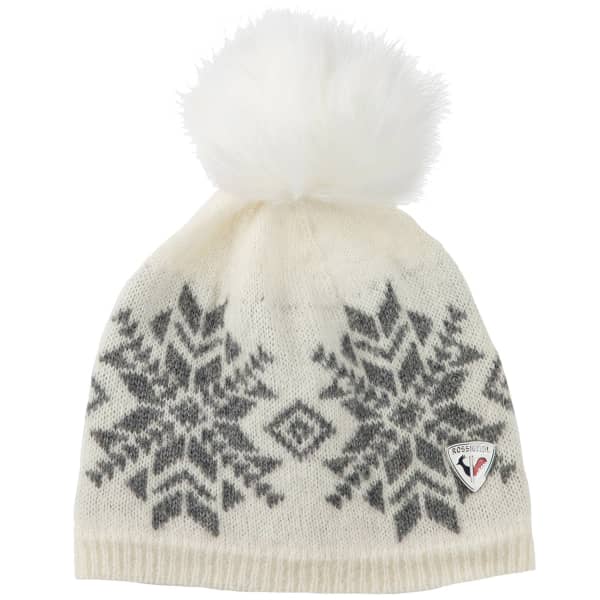 Bonnet ski ROSSIGNOL W SNOWFLAKE WHITE BLACK