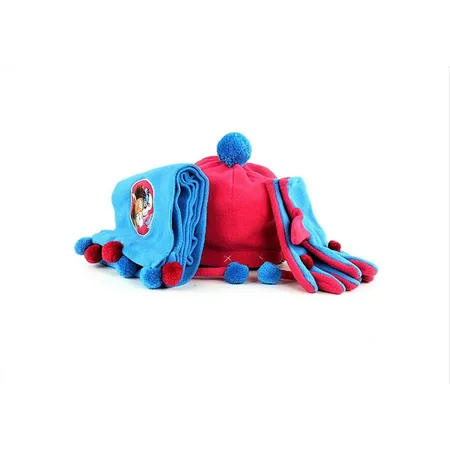 Depesche Diddlina Fleece-Set Mütze & Schal & Handschuh 