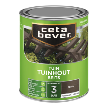 CetaBever Tuinhoutbeits transparant ebben zijdeglans 750 ml
