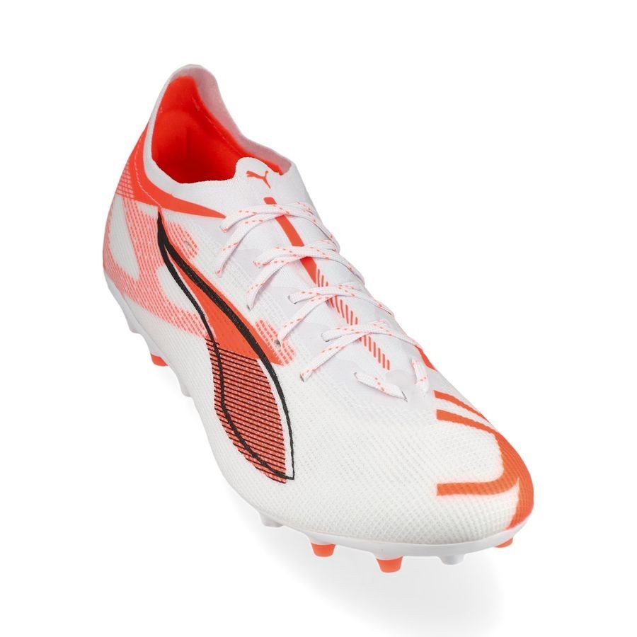 PUMA Ultra 5 Pro MG Unlimited - Blanc/Noir/Glowing Red
