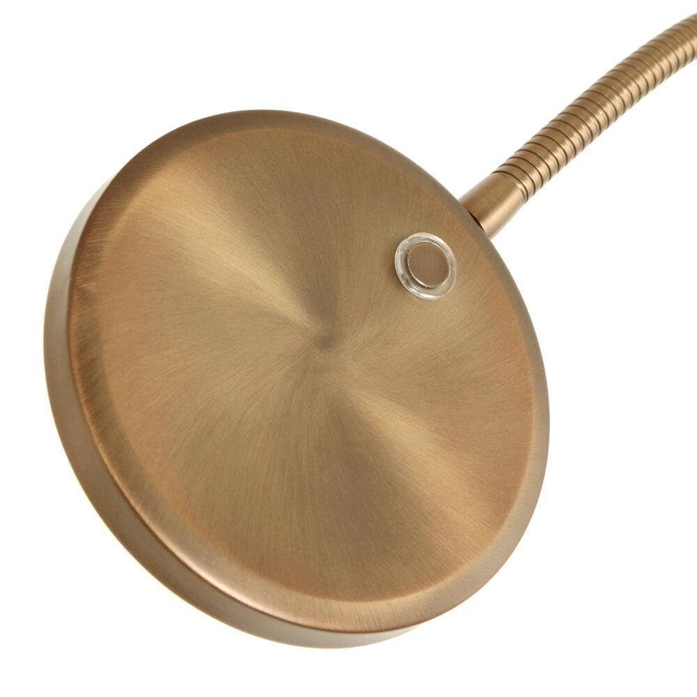 LED vloerlamp Platu in brons 10W 900lm
