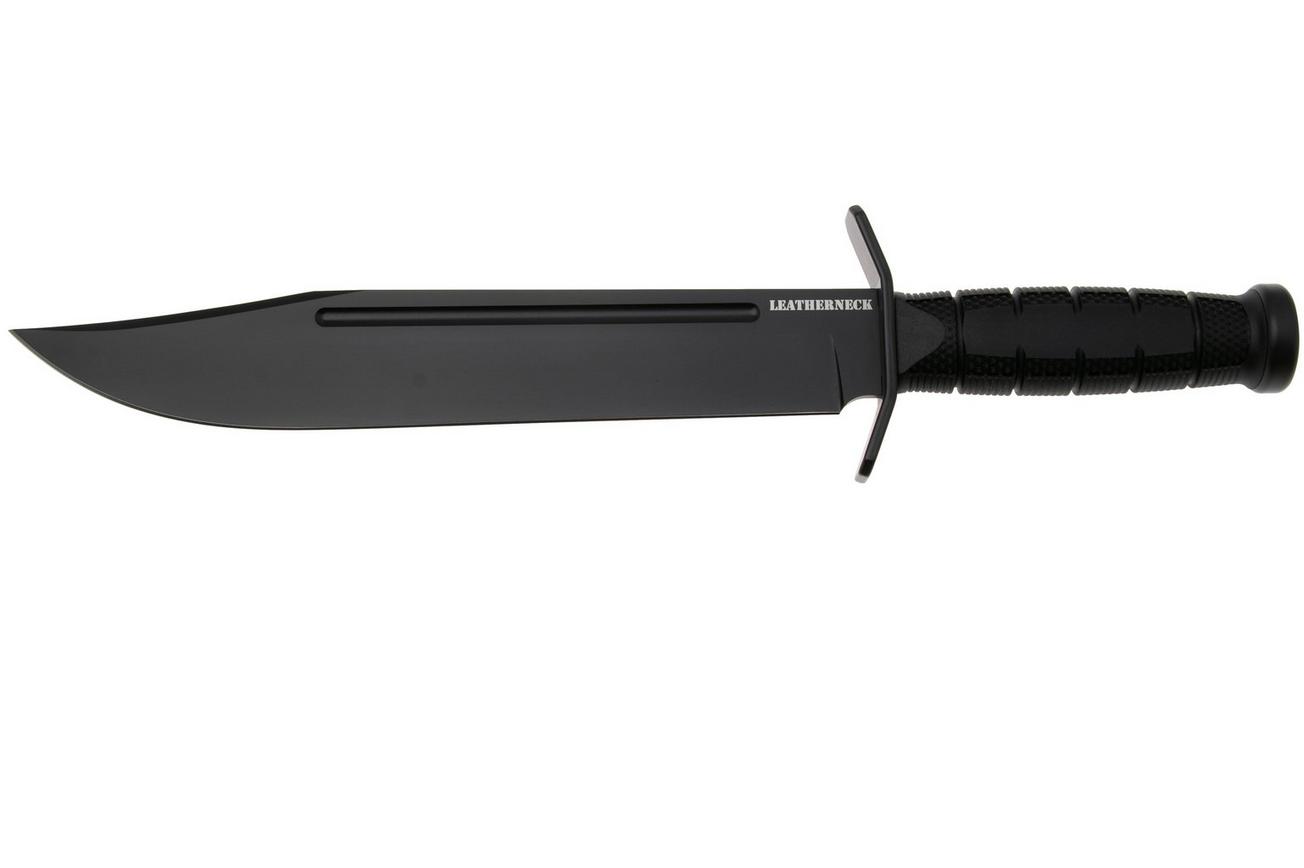 Cold Steel Leatherneck Bowie FX-LTHRNK Black D2, Kray-Ex, vaststaand mes