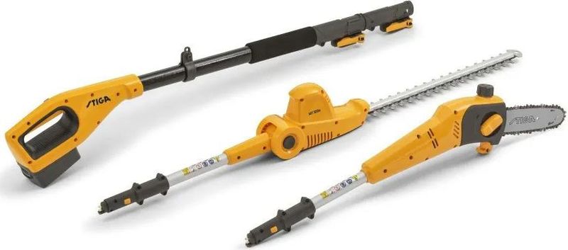 Stiga MT 100e Multitool - Accu - Heggenschaar en Snoeizaag - Telescopisch - 20 Volt
