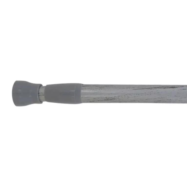 Tringle autobloquante extensible (L70 - L120 cm / D22 mm) Rond Gris
