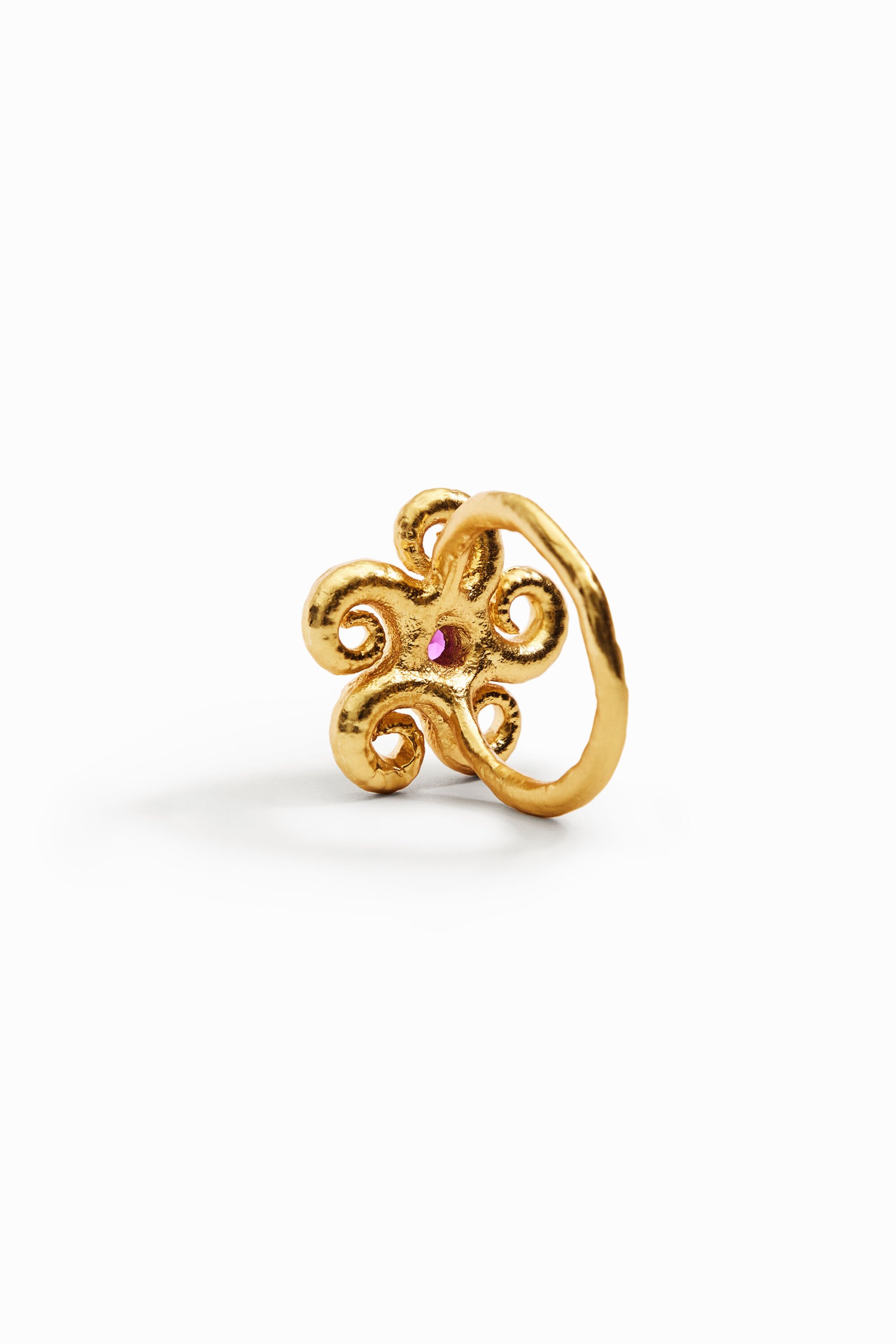 Bague étoile plaquée or Zalio