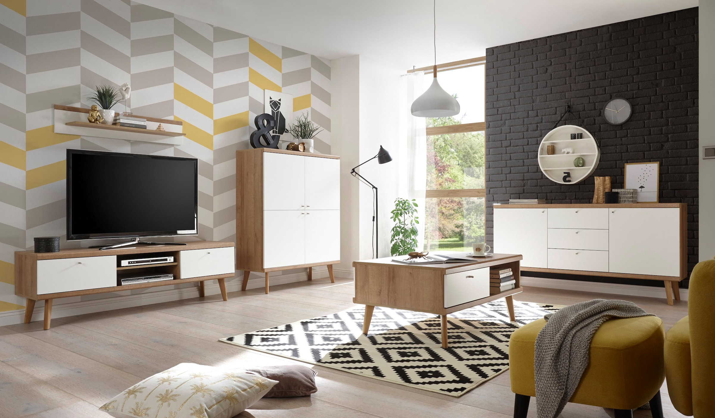 andas Couchtisch »Merle« Scandi Design, Höhe 46 cm
