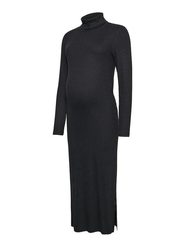 Mamalicious Umstandskleid »MLLEVY LS ROLLNECK JRS MIDI DRESS NOOS«