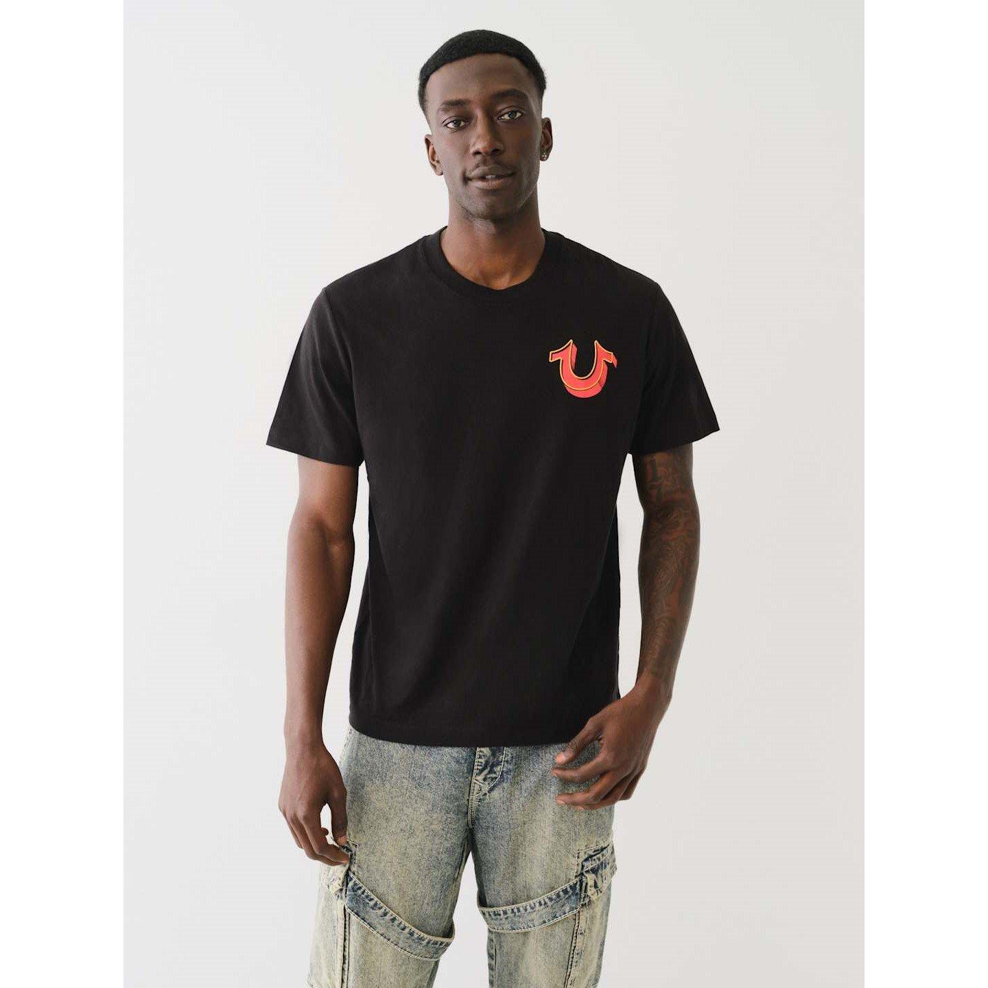 True Religion TR Short Sleeve Canyon T Shirt Mens