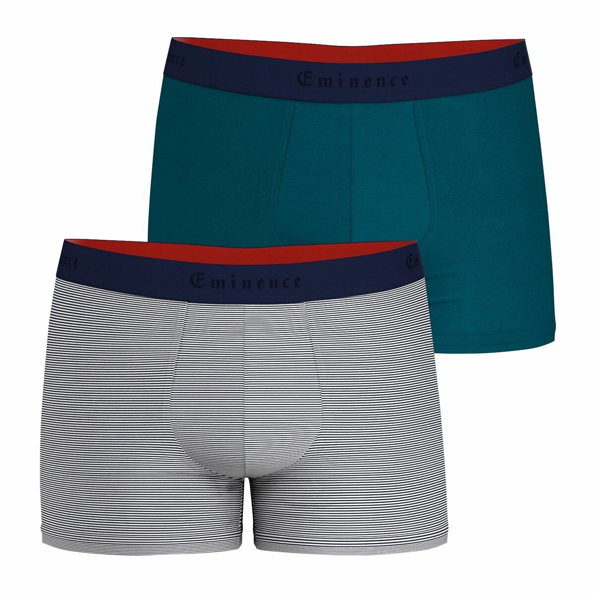 EMINENCE<br>Conjunto de 2 cuecas boxer, fabricadas na França