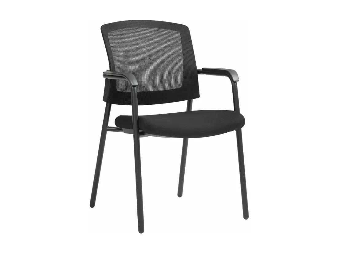Chaise de conférence - Métal - Noir - Volga