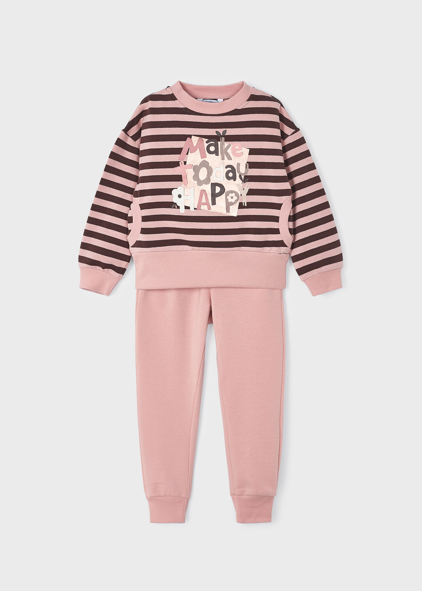Conjunto de treino de duas peças para meninas