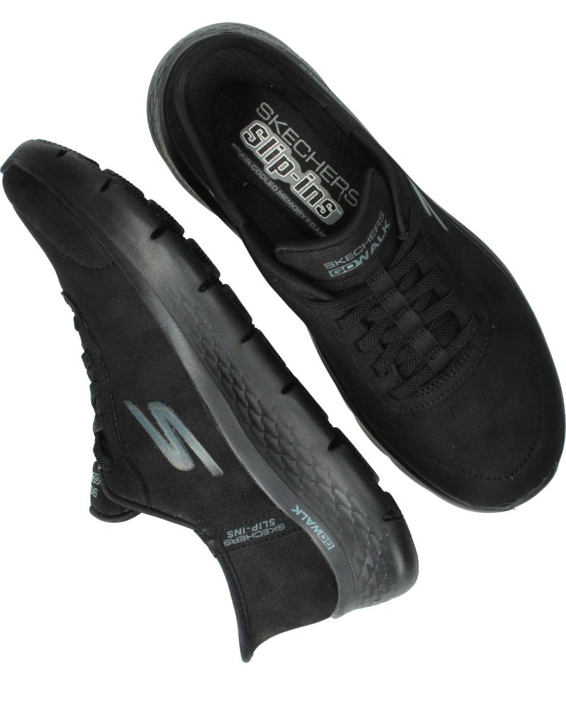 Skechers Slip-Ins Go Walk Flex Sneakers Zwart Dames