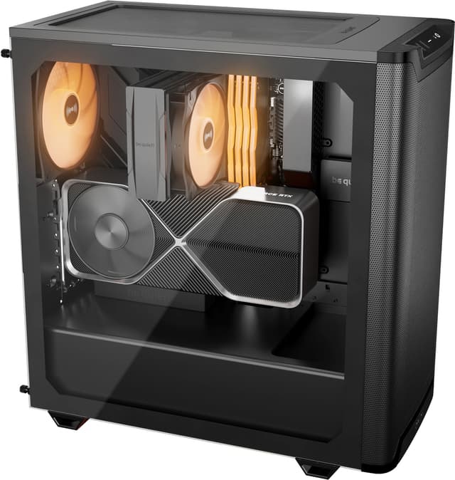 be quiet! Pure Base 501 LX PC kabinet (sort)
