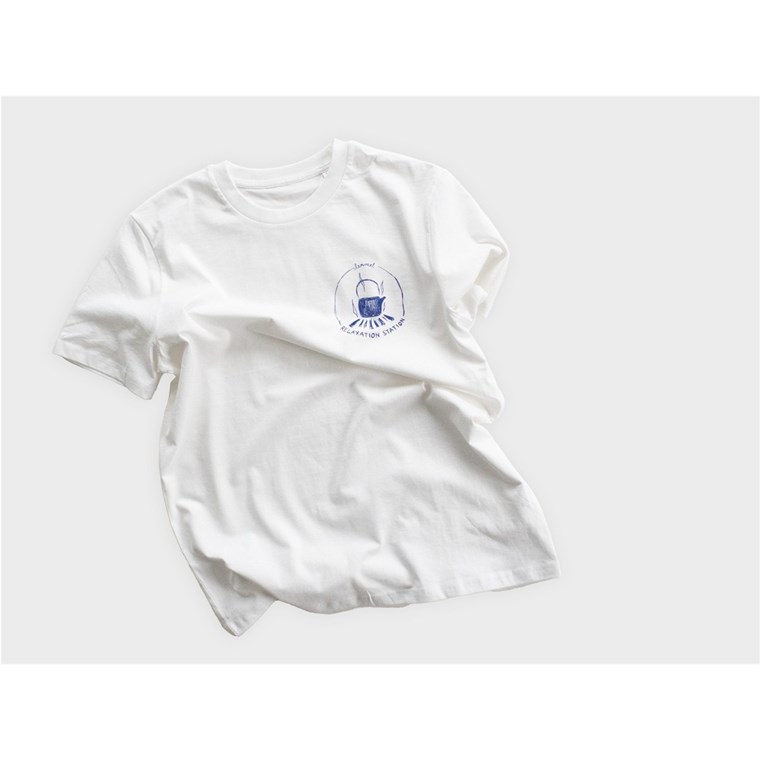 Lemmel Kaffe Relaxation Station T-Shirt Off White