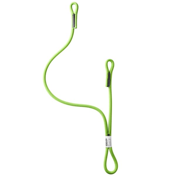 Longe escalade EDELRID SWITCH DOUBLE 75 CM NEON GREEN