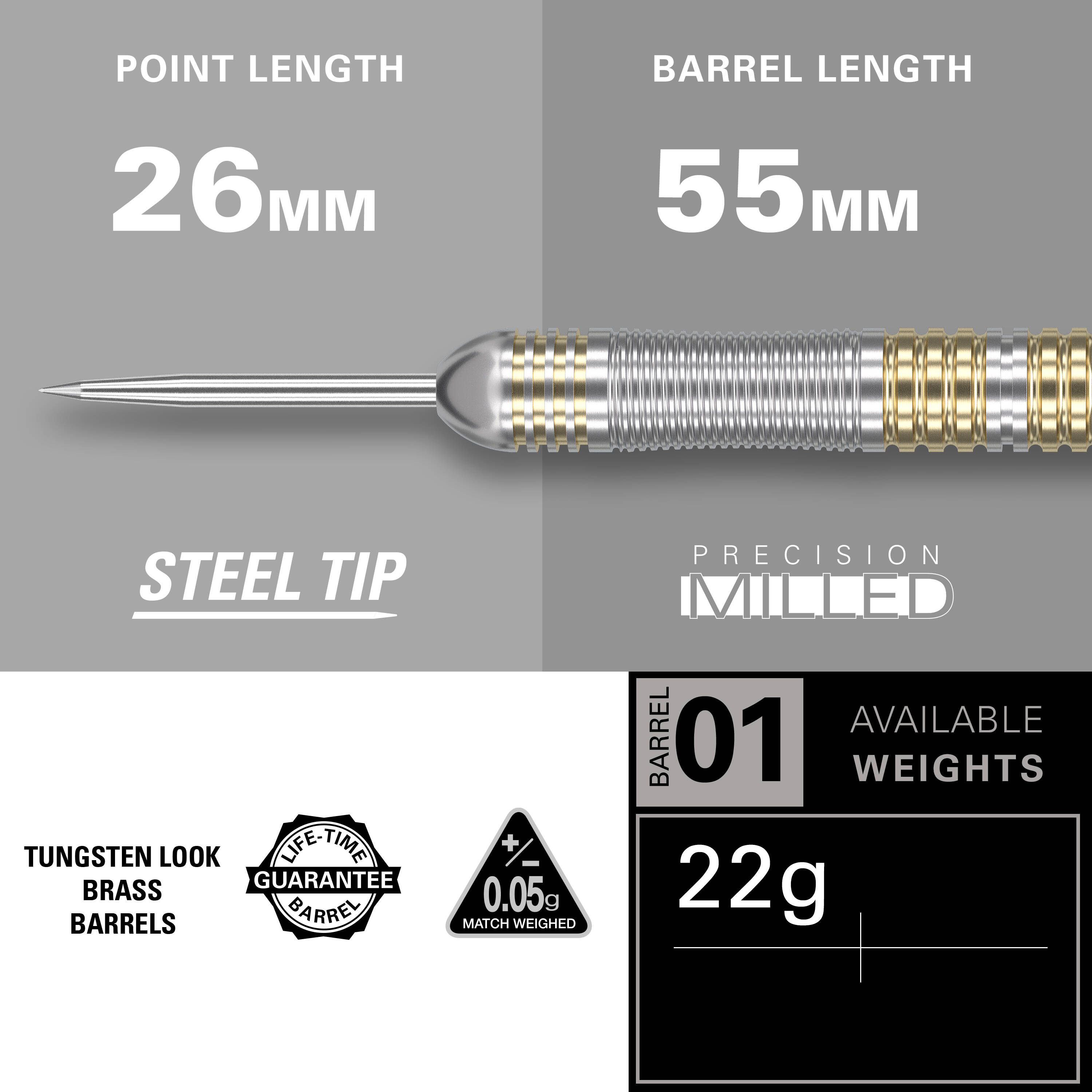 Target - Rob Cross Brass - Steeldart