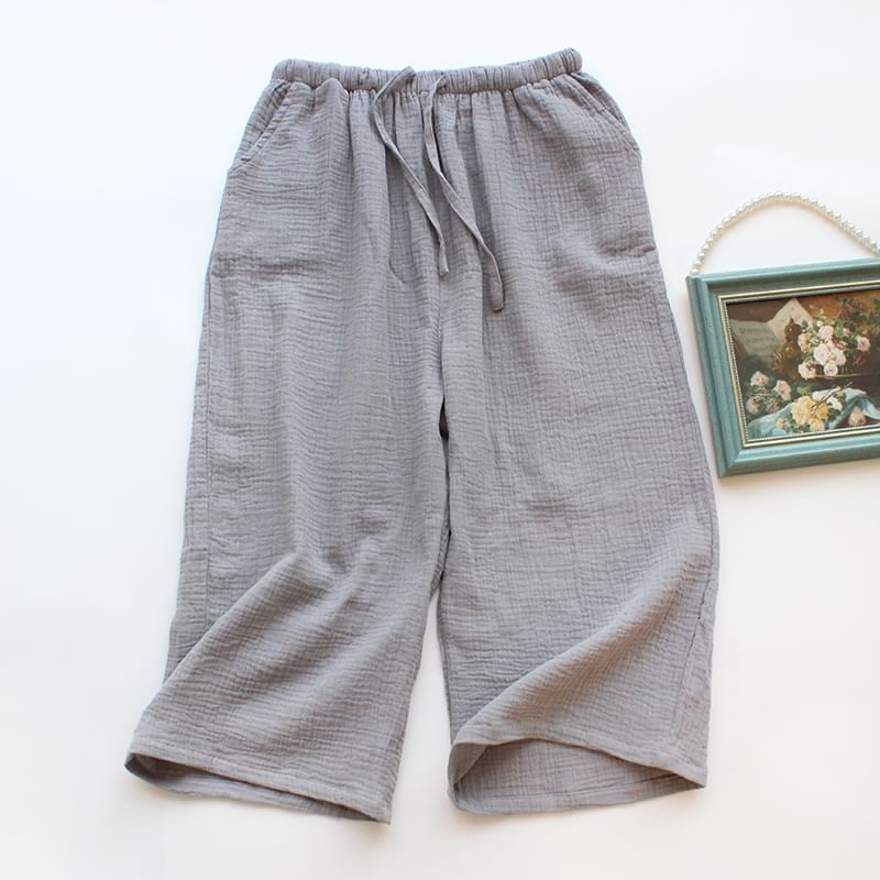 Dogini - Matching effen loungewearbroek voor koppels (verschillende ontwerpen)