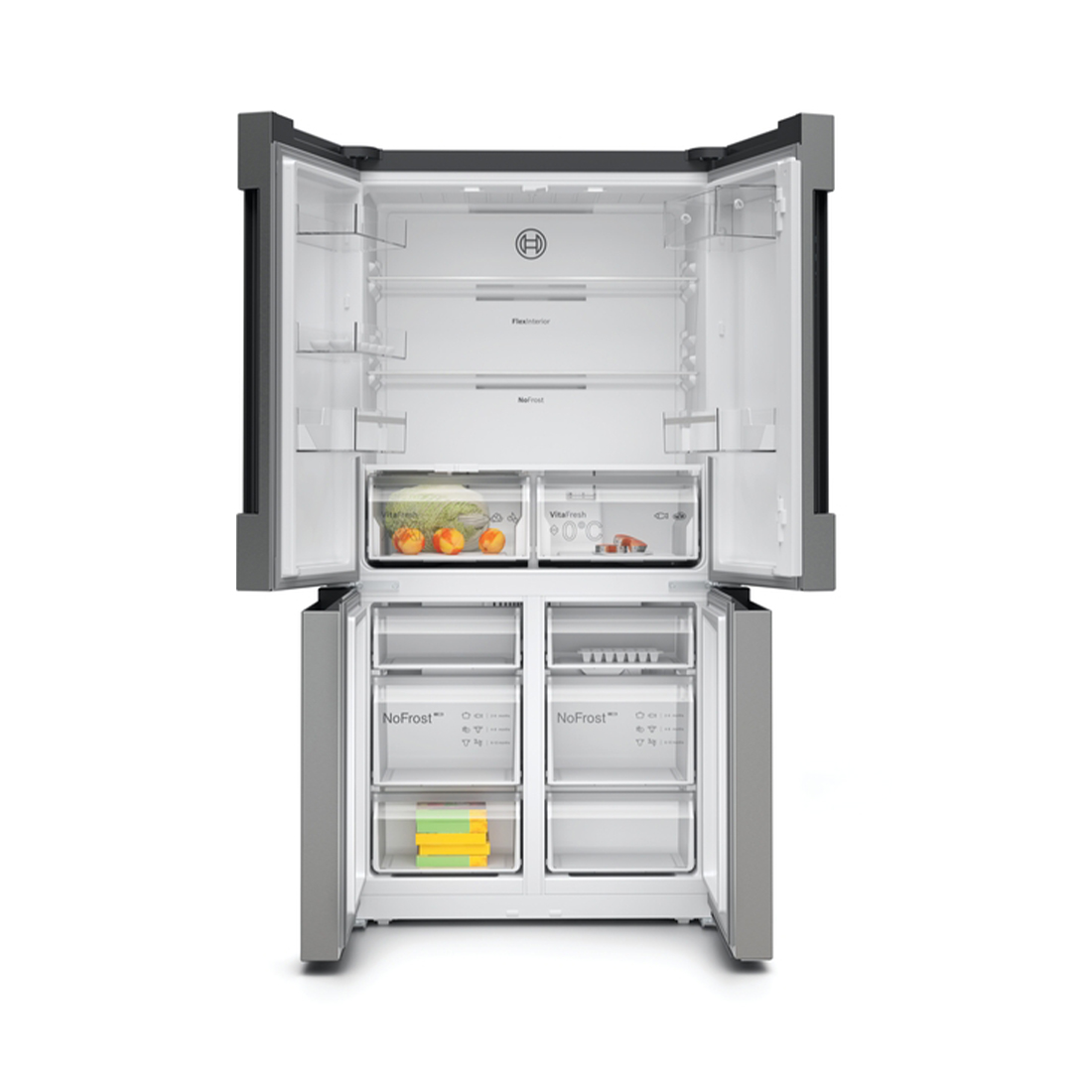 Bosch KFN96VPEA Kühl- und Gefrierkombination NoFrost, 605 Liter