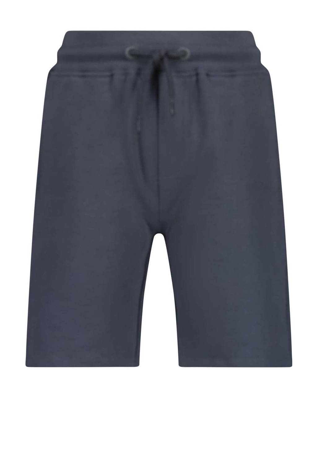 Raizzed sweatshort Djordy met logo donkerblauw