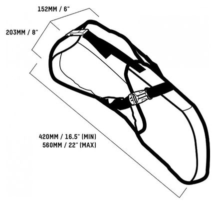 Sacoche de Selle Blackburn Outpost Noir